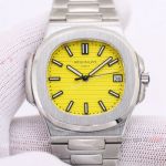 PFF Factory Swiss Patek Philippe Nautilus 'Lemon Superwatchman ' Edition Watch New Arrival!